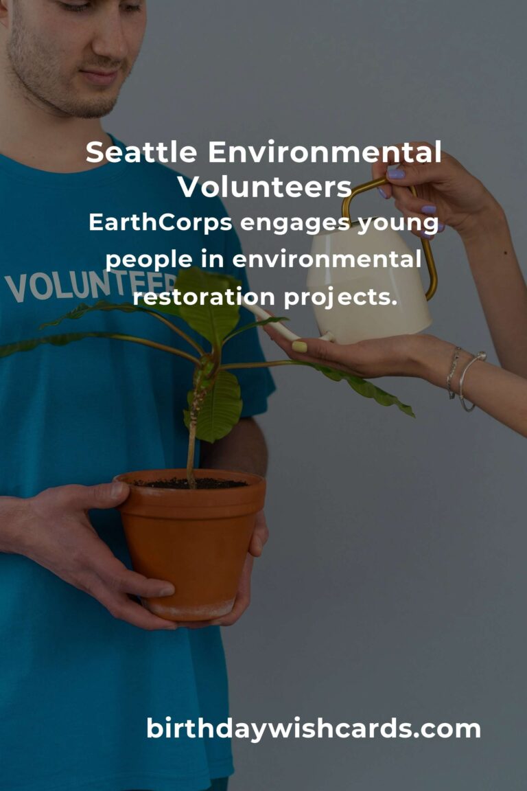 Discover Environmental Volunteering Opportunities in Seattle for 2025