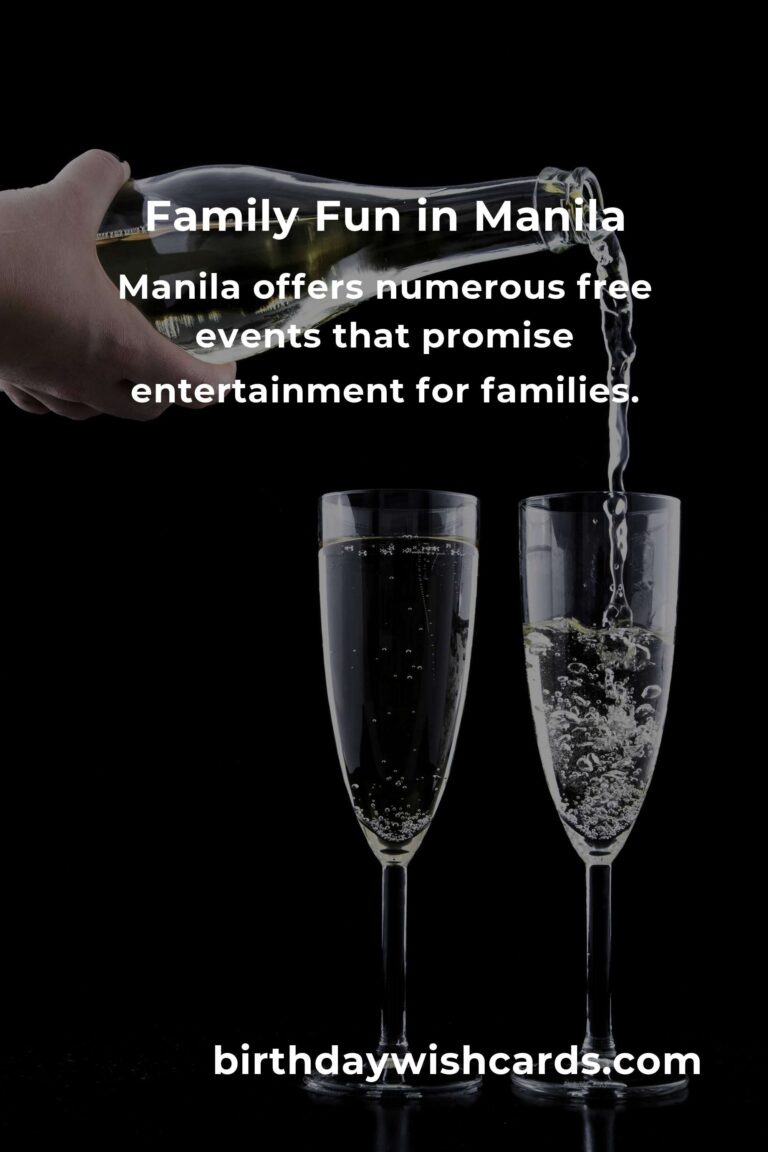 Discover Exciting Free Events in Manila for Families This Month