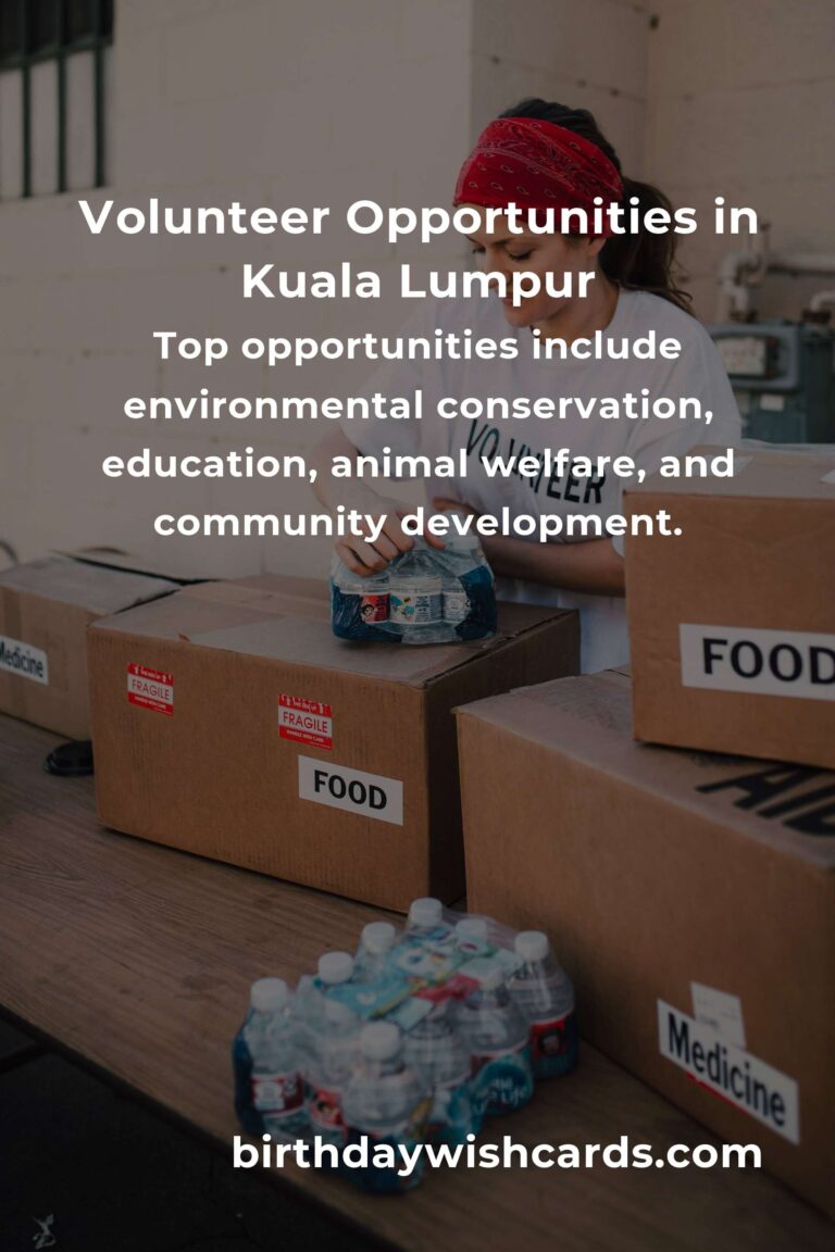 Discover Exciting Volunteer Opportunities for Beginners in Kuala Lumpur