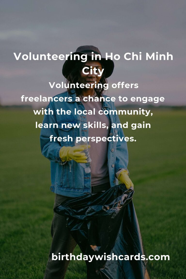 Discover Exciting Volunteer Opportunities for Freelancers in Ho Chi Minh City