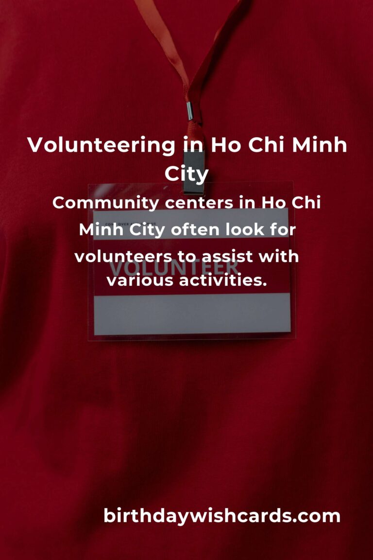 Discover Exciting Volunteer Opportunities for Freelancers in Ho Chi Minh City