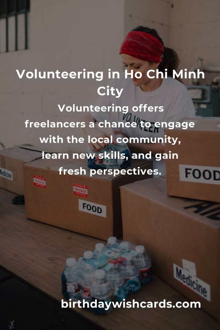 Discover Exciting Volunteer Opportunities for Freelancers in Ho Chi Minh City