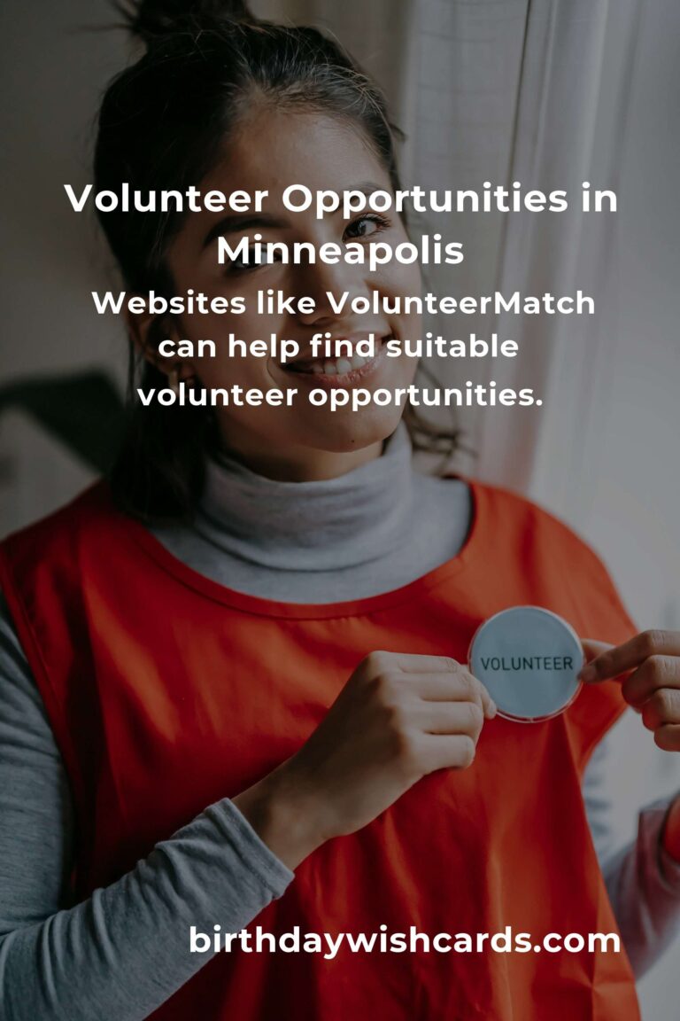 Discover Exciting Volunteer Opportunities for Professionals in Minneapolis