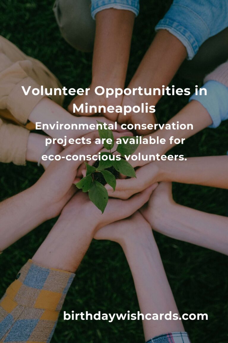 Discover Exciting Volunteer Opportunities for Professionals in Minneapolis