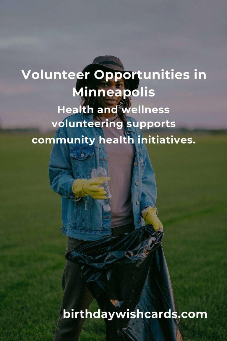 Discover Exciting Volunteer Opportunities for Professionals in Minneapolis