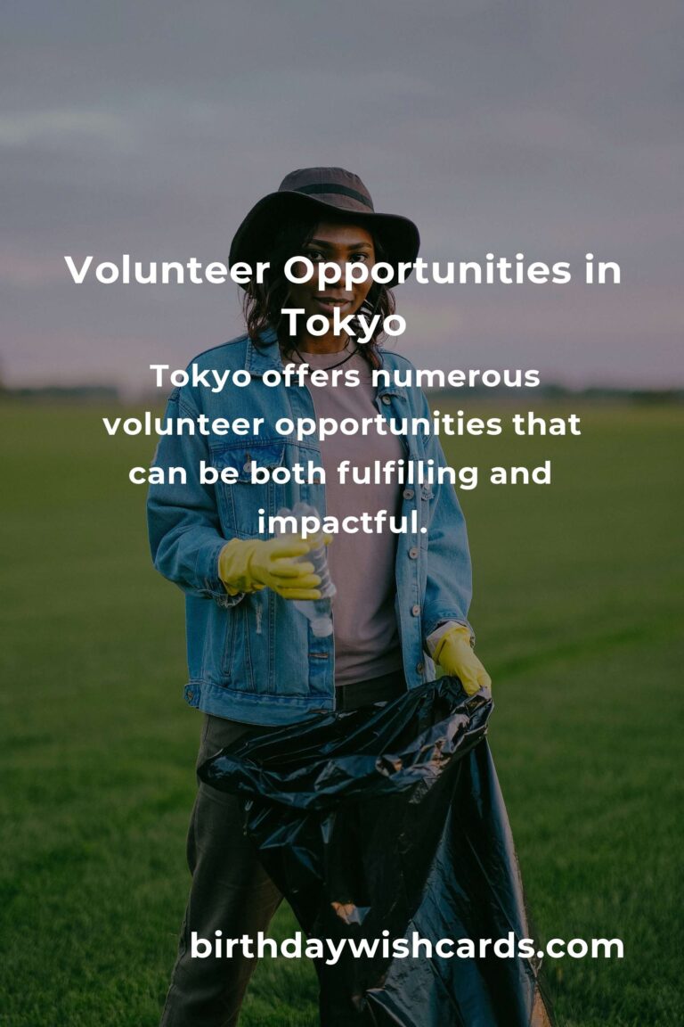 Discover Exciting Volunteer Opportunities for Remote Workers in Tokyo