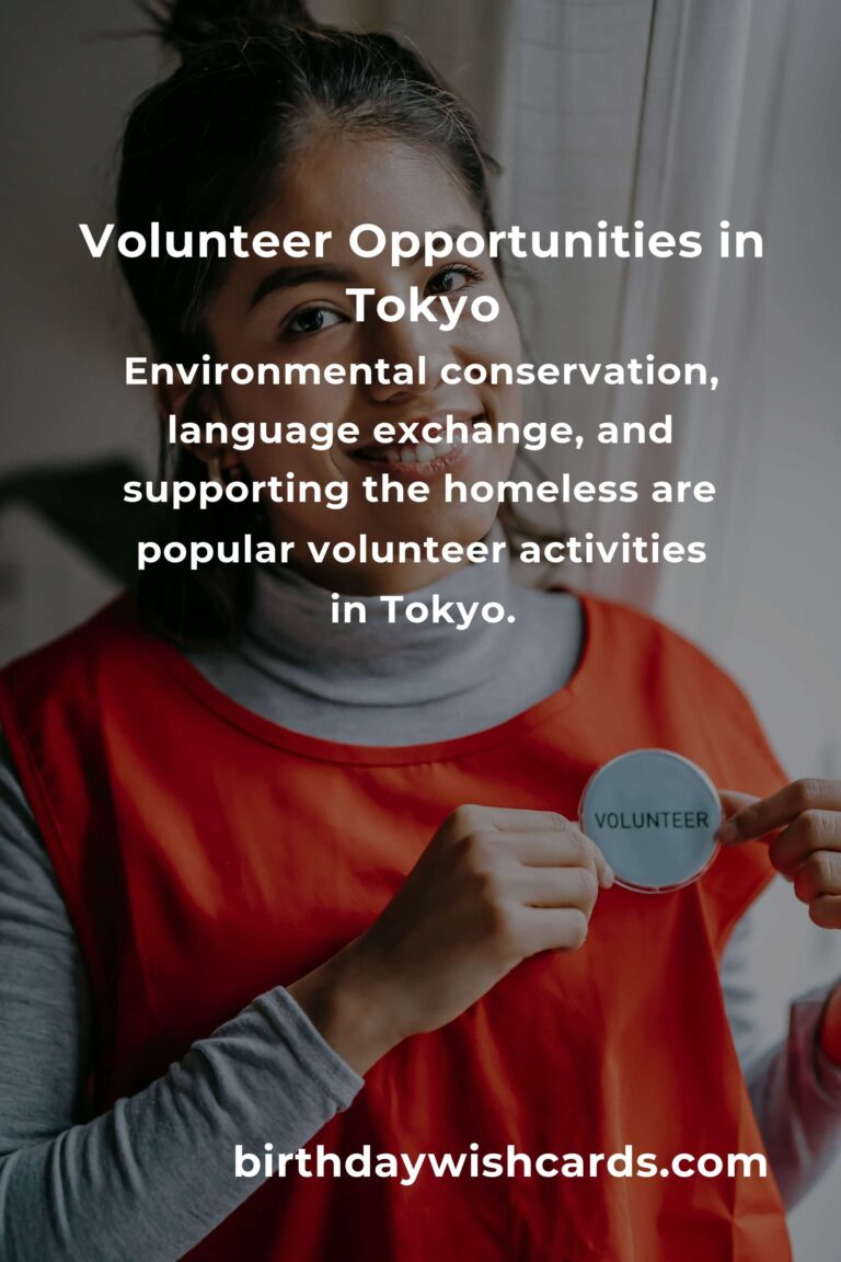 Discover Exciting Volunteer Opportunities for Remote Workers in Tokyo