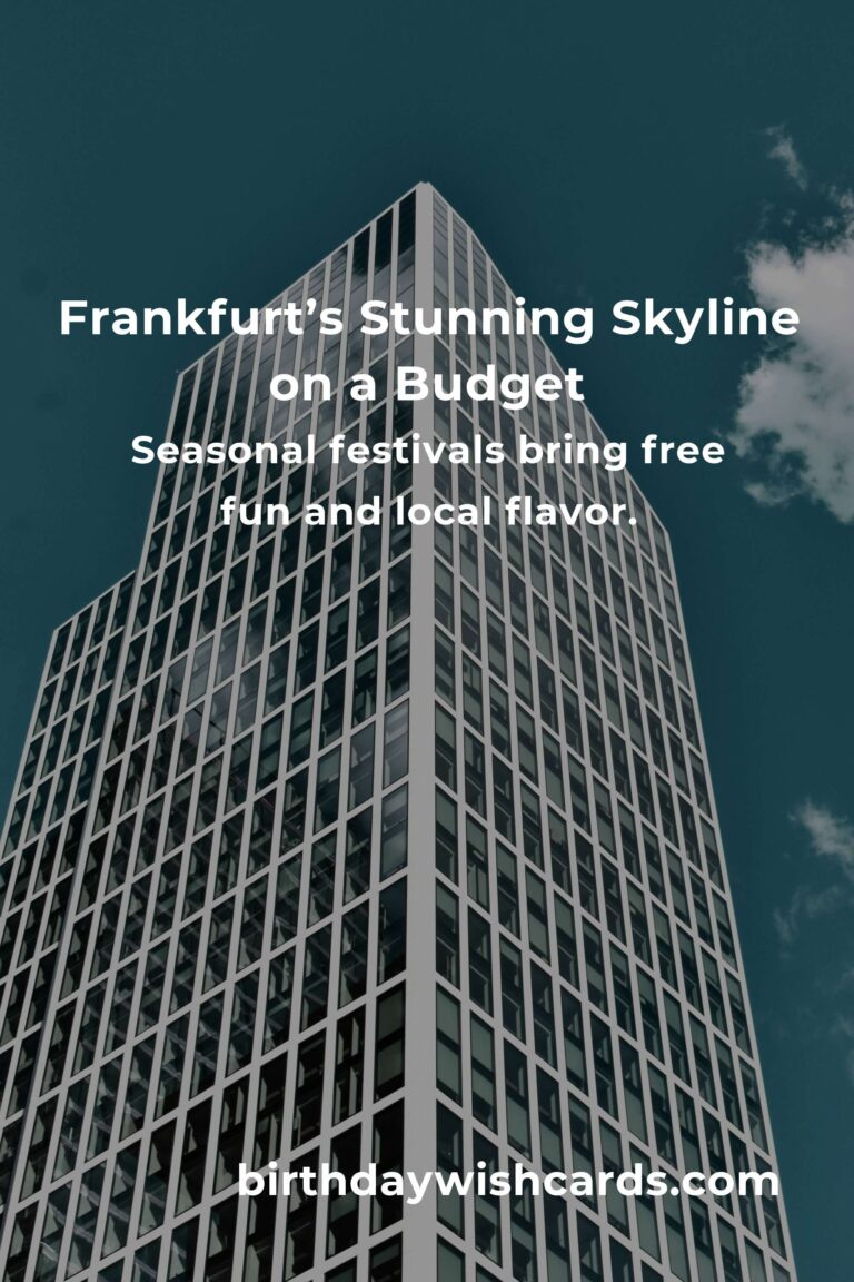 Discover Frankfurt on a Budget: The Ultimate Guide to Affordable Adventures & Hidden Gems