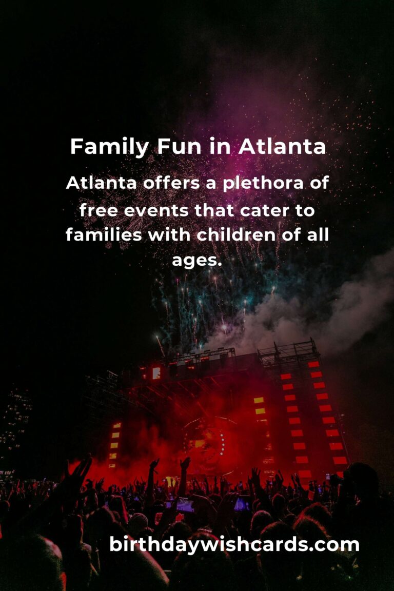 Discover Free Events in Atlanta for Families This Month