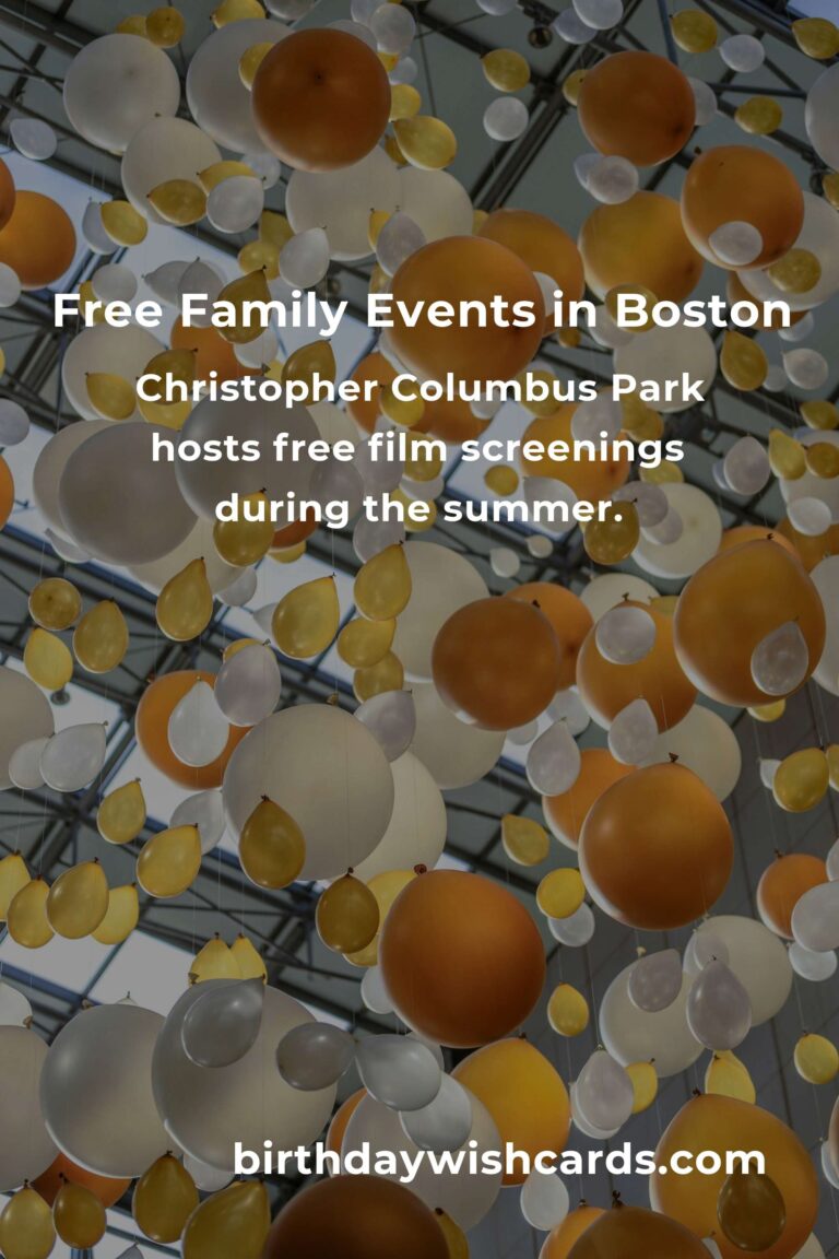 Discover Free Events in Boston for Families This Month