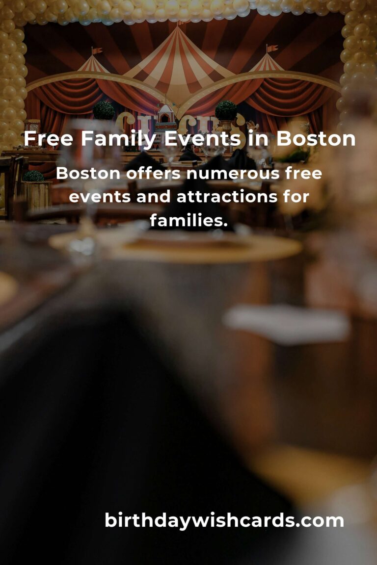 Discover Free Events in Boston for Families This Month