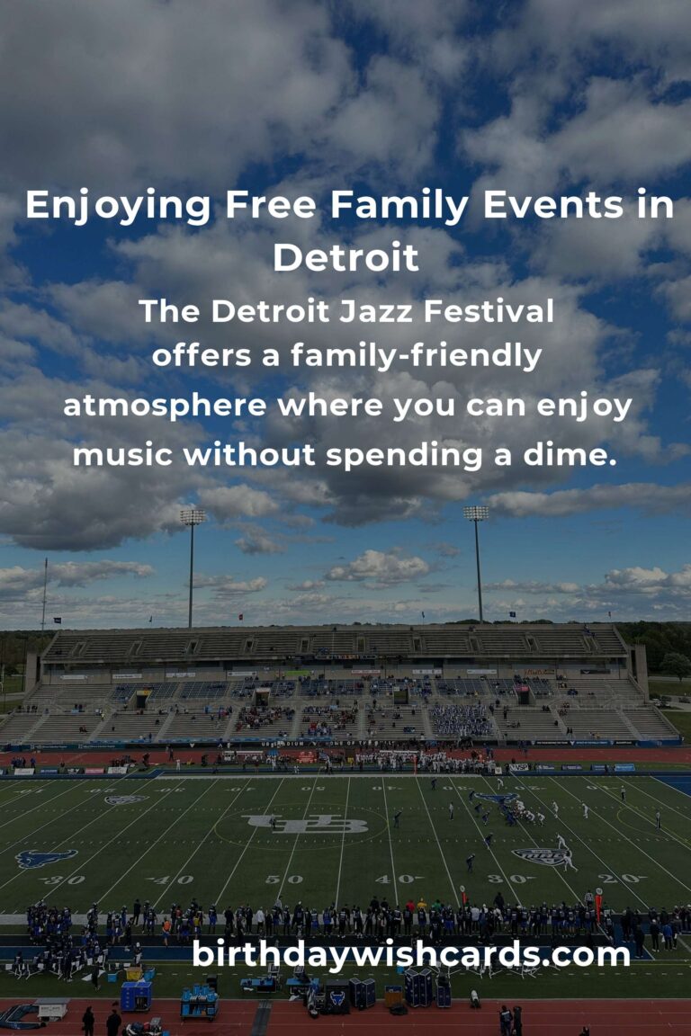 Discover Free Events in Detroit for Families: Create Cherished Memories Without Spending a Dime
