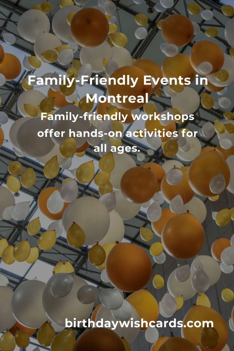 Discover Free Events in Montreal for Families This Month