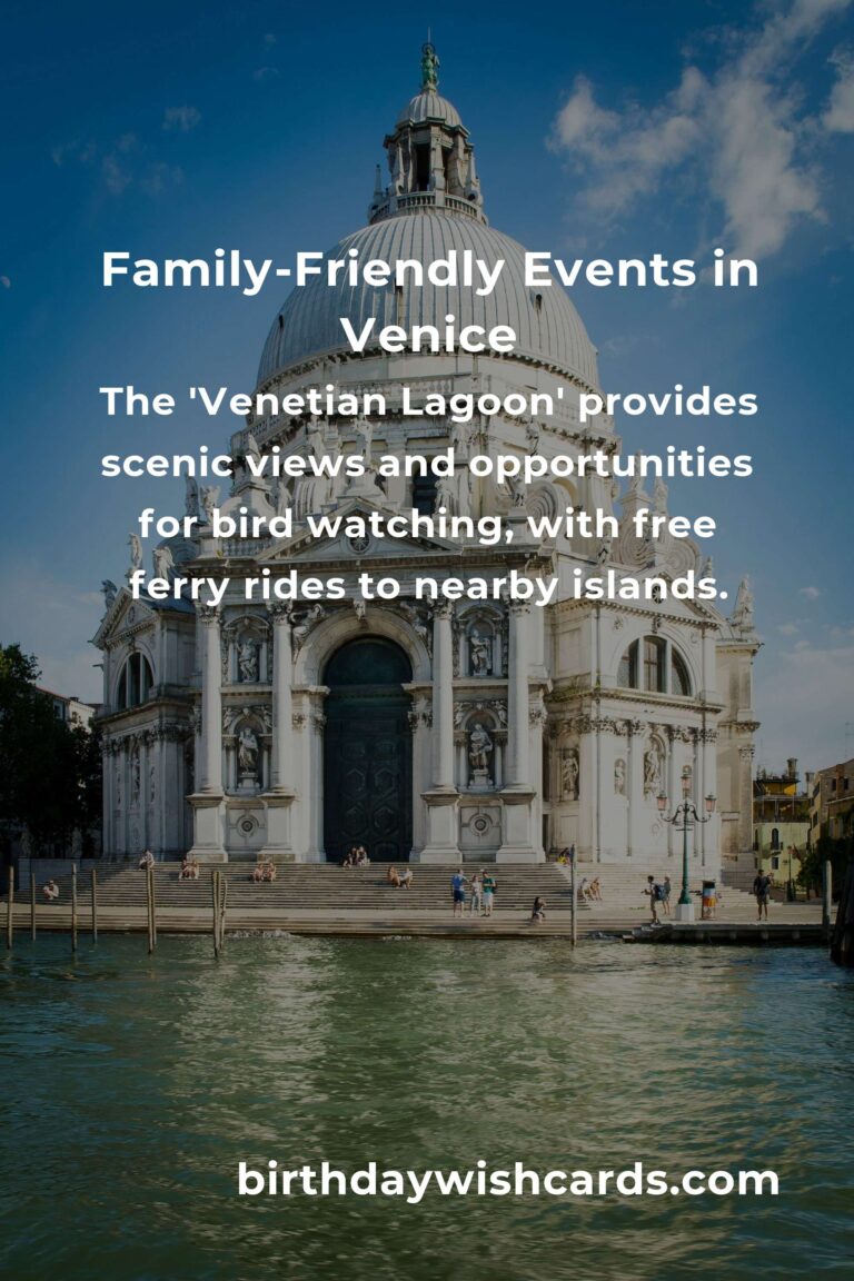 Discover Free Events in Venice for Families This Month