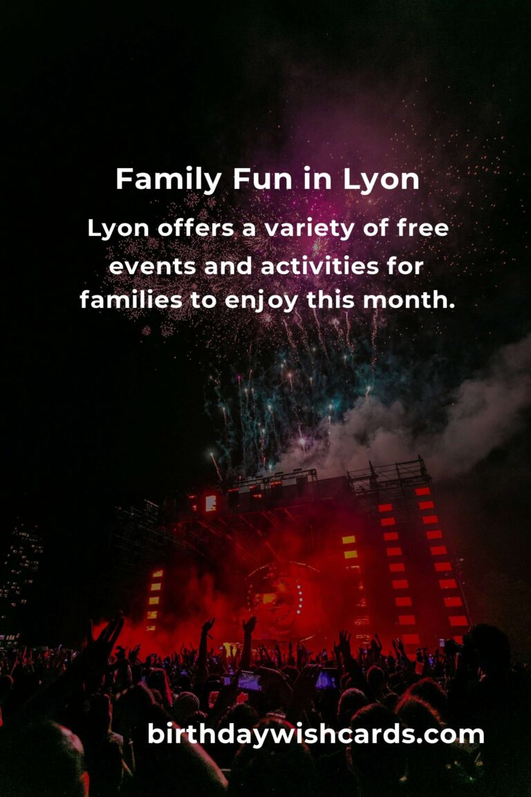 Discover Free Family Events in Lyon This Month