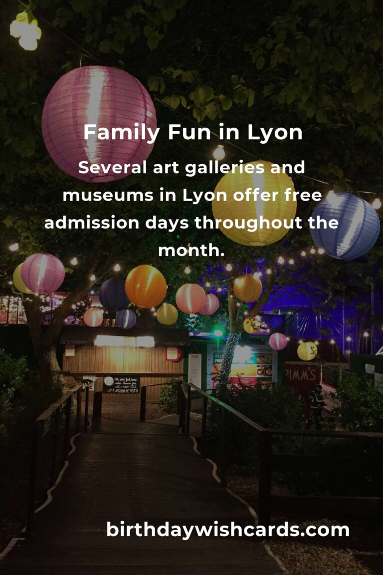Discover Free Family Events in Lyon This Month