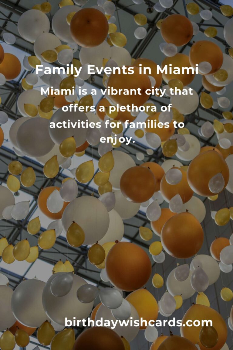 Discover Free Family Events in Miami This Month