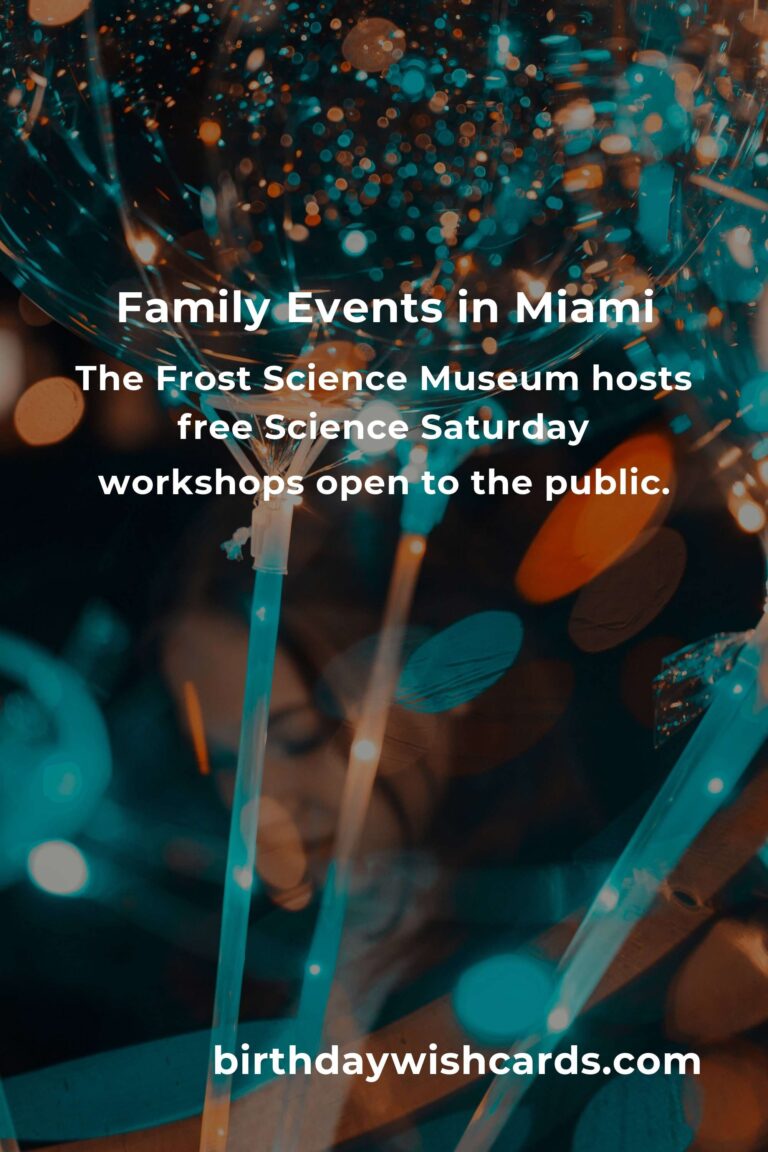 Discover Free Family Events in Miami This Month