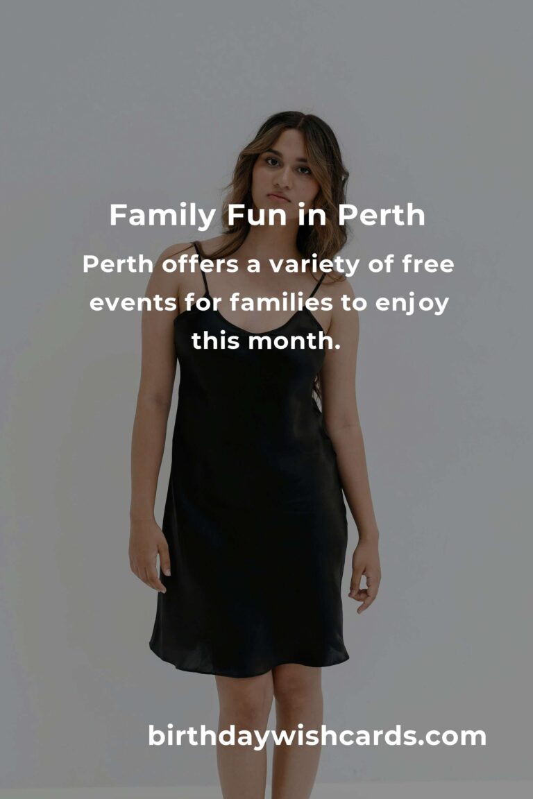 Discover Free Family Events in Perth: Fun Activities for Everyone!