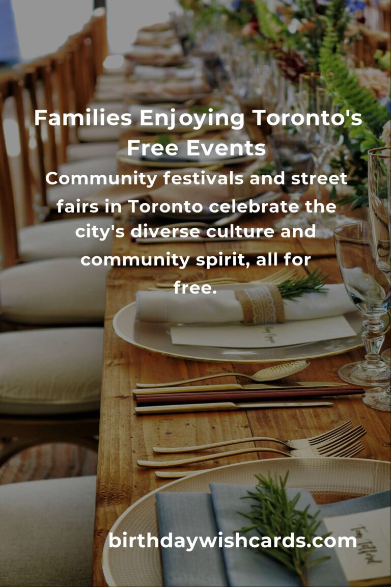 Discover Free Family Events in Toronto: Make Unforgettable Memories Without Breaking the Bank