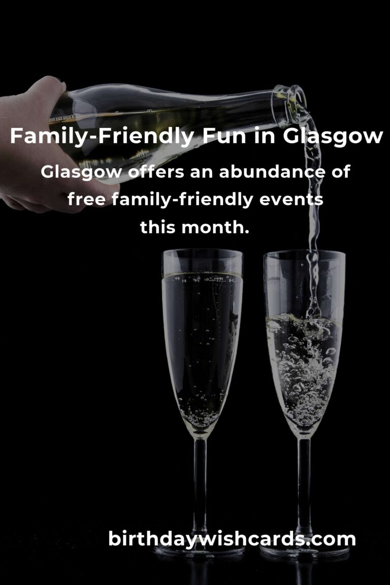 Discover Free Family-Friendly Events in Glasgow This Month