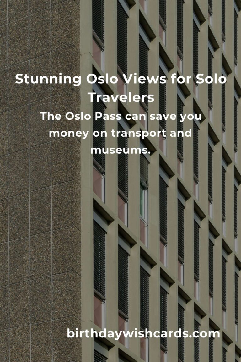 Discover Freedom: The Ultimate Budget Guide to Solo Travel in Oslo – Explore Norway on a Shoestring and Find Yourself