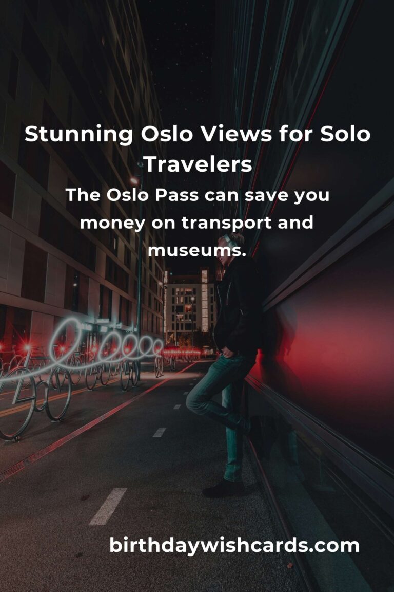 Discover Freedom: The Ultimate Budget Guide to Solo Travel in Oslo – Explore Norway on a Shoestring and Find Yourself