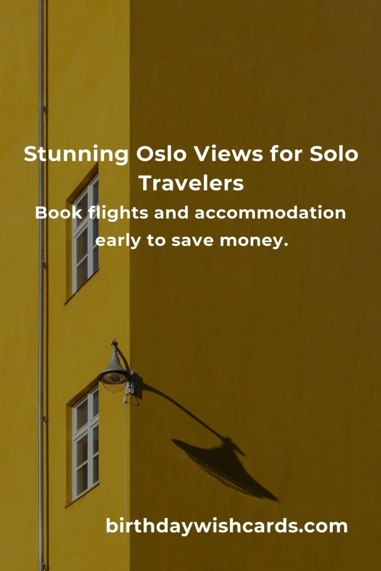 Discover Freedom: The Ultimate Budget Guide to Solo Travel in Oslo – Explore Norway on a Shoestring and Find Yourself