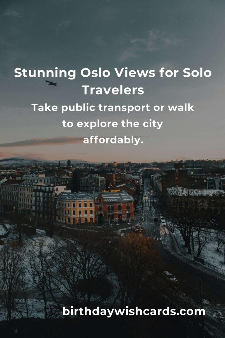 Discover Freedom: The Ultimate Budget Guide to Solo Travel in Oslo – Explore Norway on a Shoestring and Find Yourself
