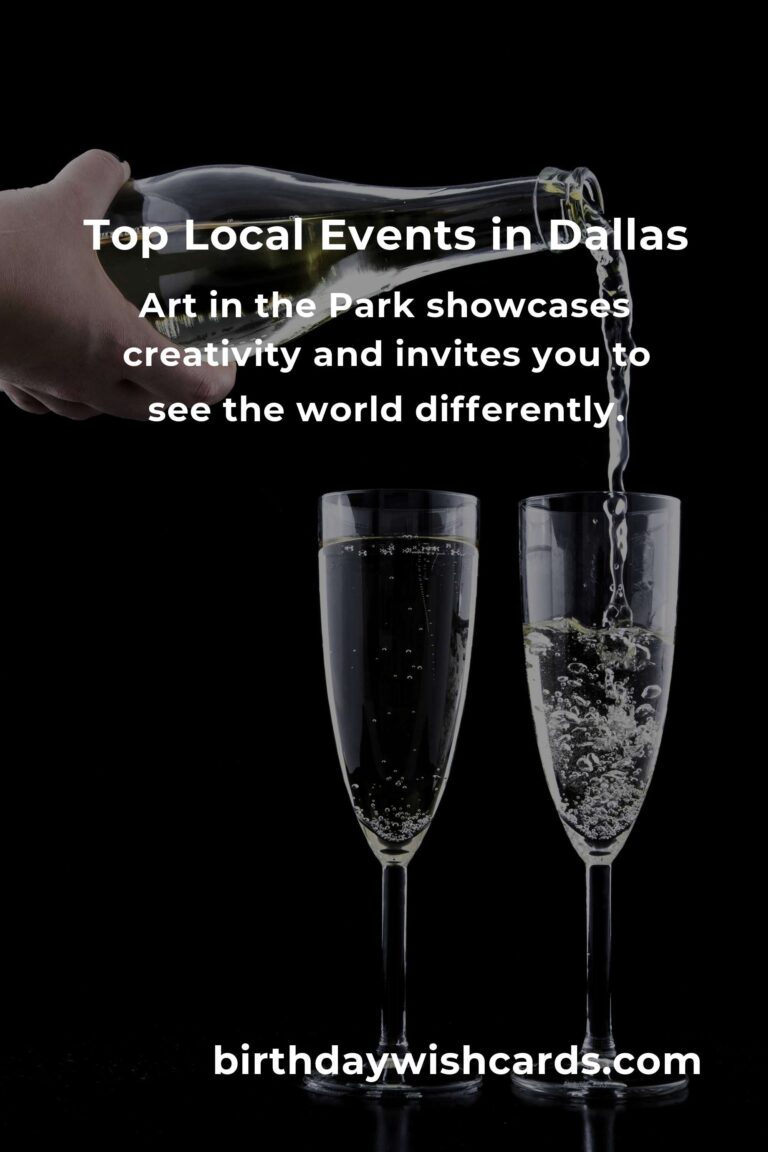 Discover Heartfelt Moments: Top Local Events in Dallas This Weekend