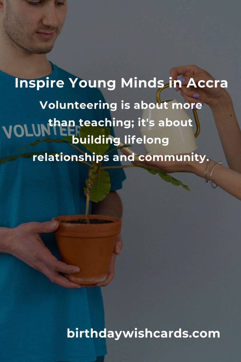 Discover Heartfelt Teaching Volunteer Opportunities in Accra: Make a Difference Today