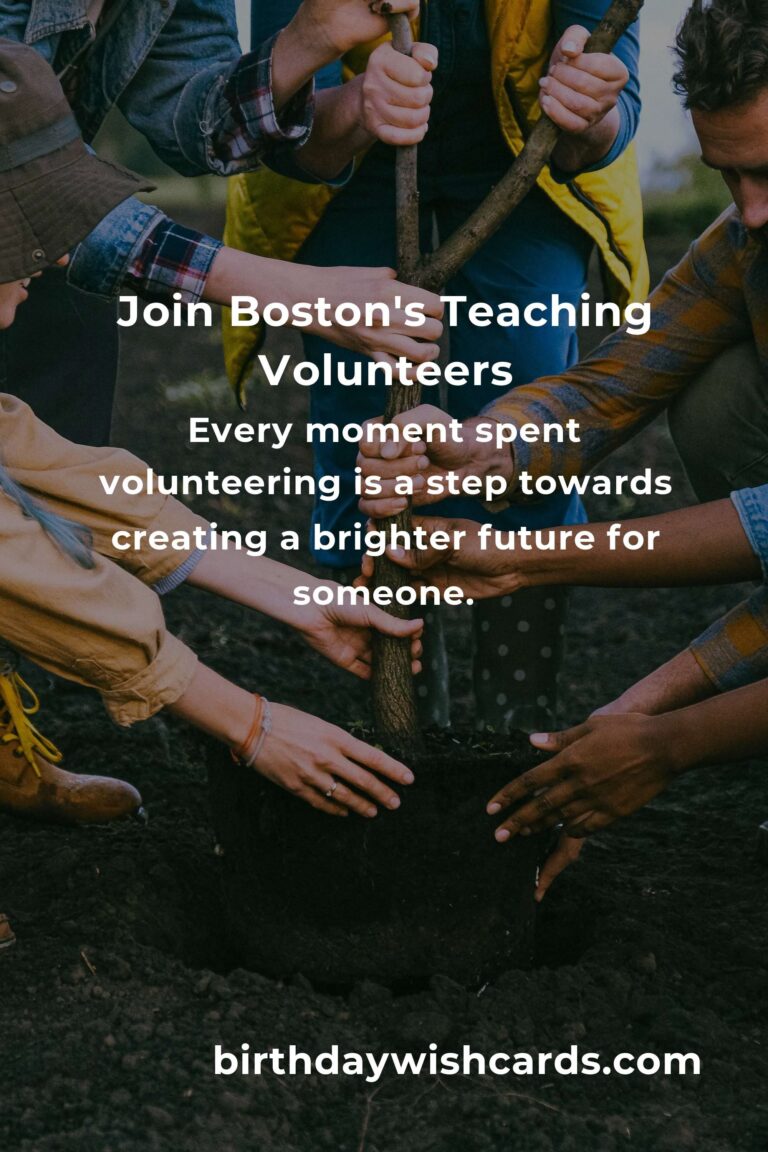 Discover Heartfelt Teaching Volunteer Opportunities in Boston: Make a Difference Today