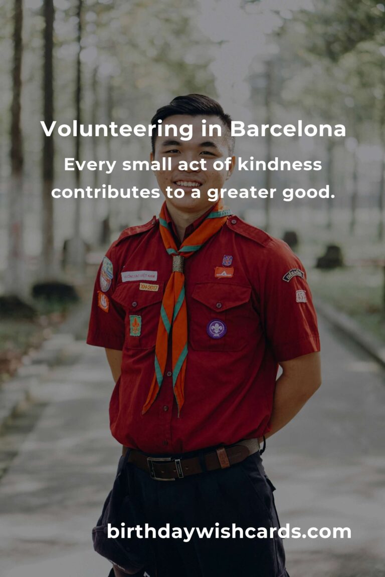 Discover Heartfelt Volunteer Opportunities for Beginners in Barcelona