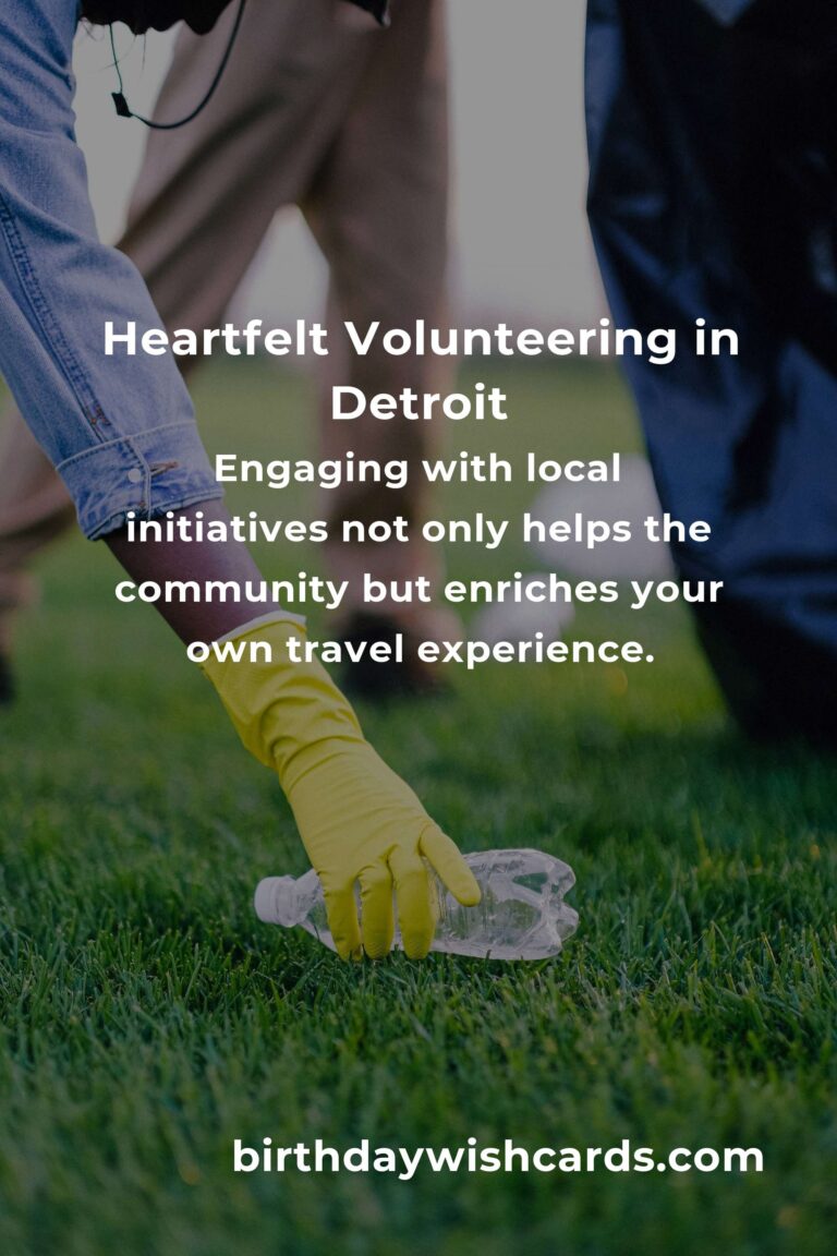 Discover Heartfelt Volunteer Opportunities for Budget Travelers in Detroit