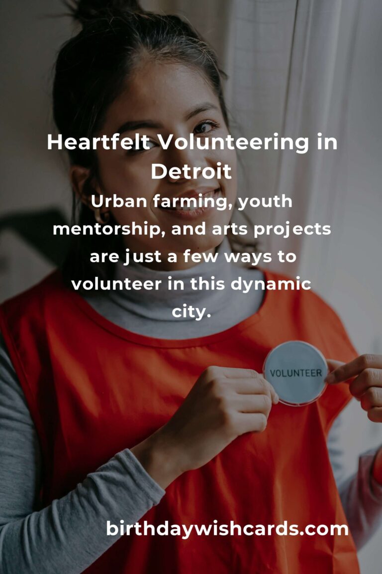 Discover Heartfelt Volunteer Opportunities for Budget Travelers in Detroit