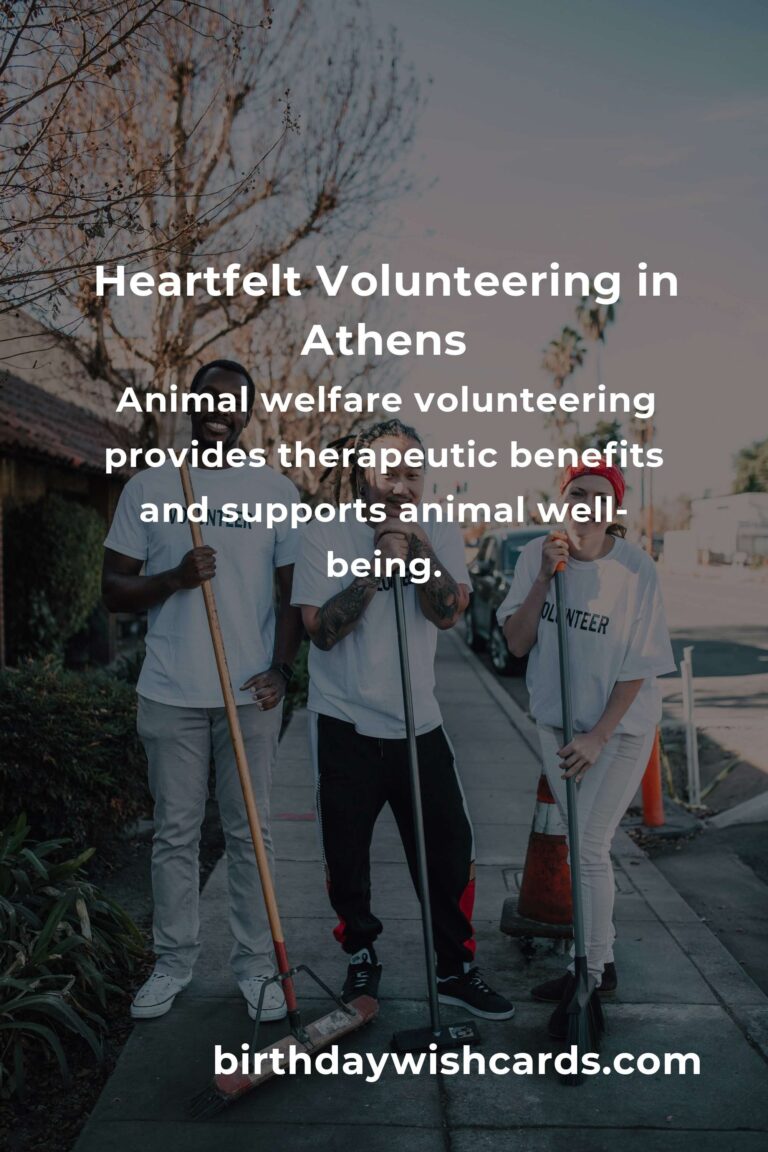 Discover Heartfelt Volunteer Opportunities for College Students in Athens