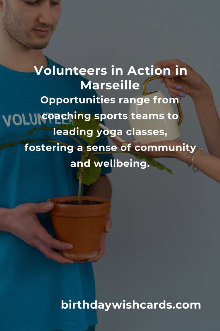 Discover Heartfelt Volunteer Opportunities for Fitness Enthusiasts in Marseille