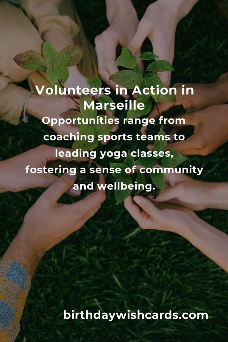 Discover Heartfelt Volunteer Opportunities for Fitness Enthusiasts in Marseille