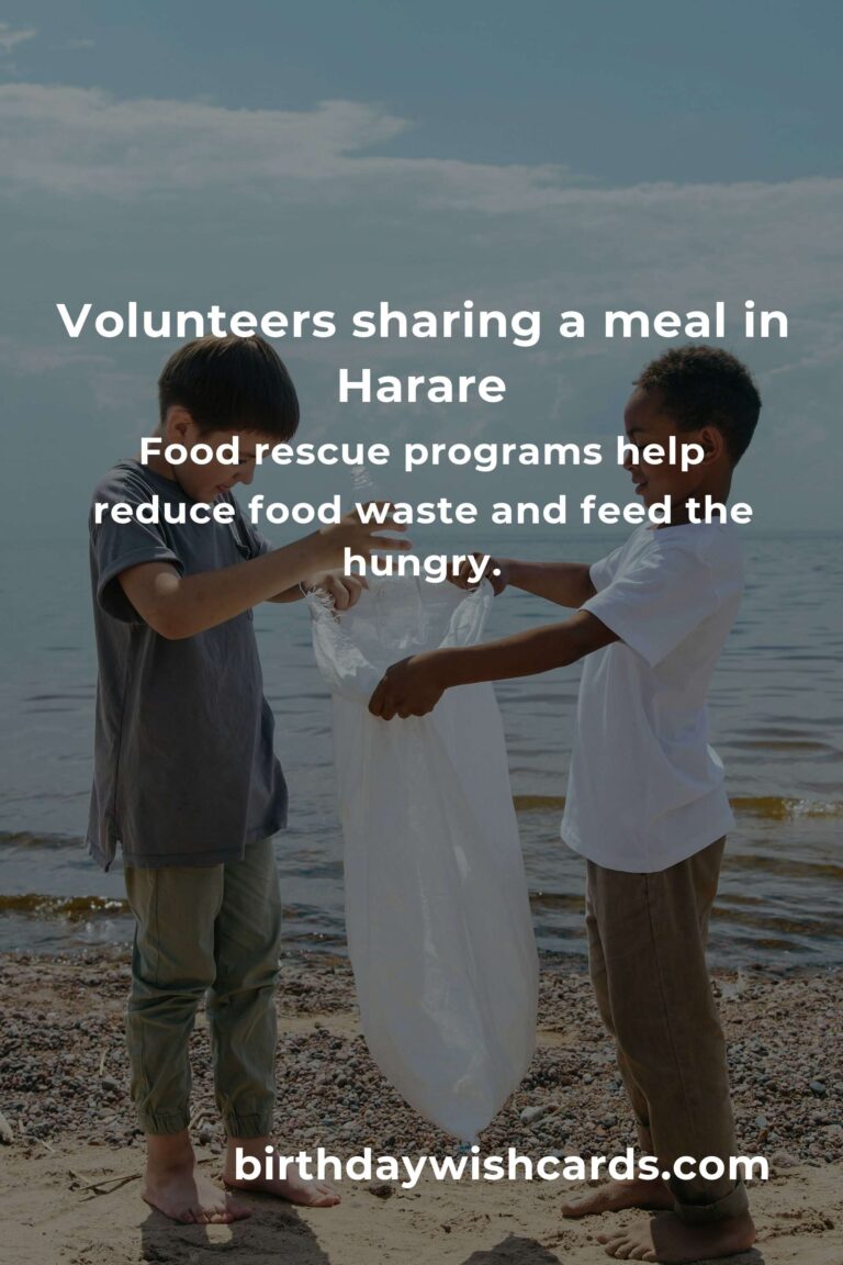 Discover Heartfelt Volunteer Opportunities for Food Lovers in Harare