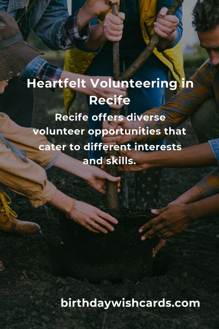 Discover Heartfelt Volunteer Opportunities for New Parents in Recife