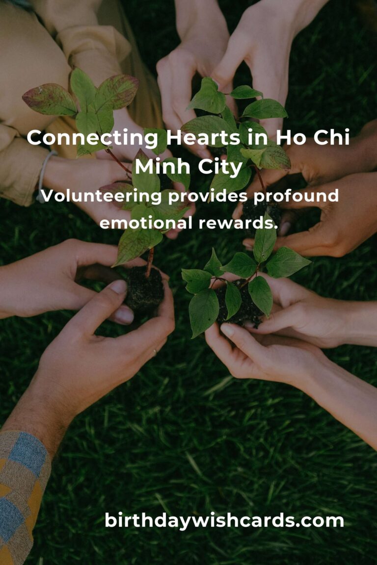 Discover Heartfelt Volunteer Opportunities for Professionals in Ho Chi Minh City