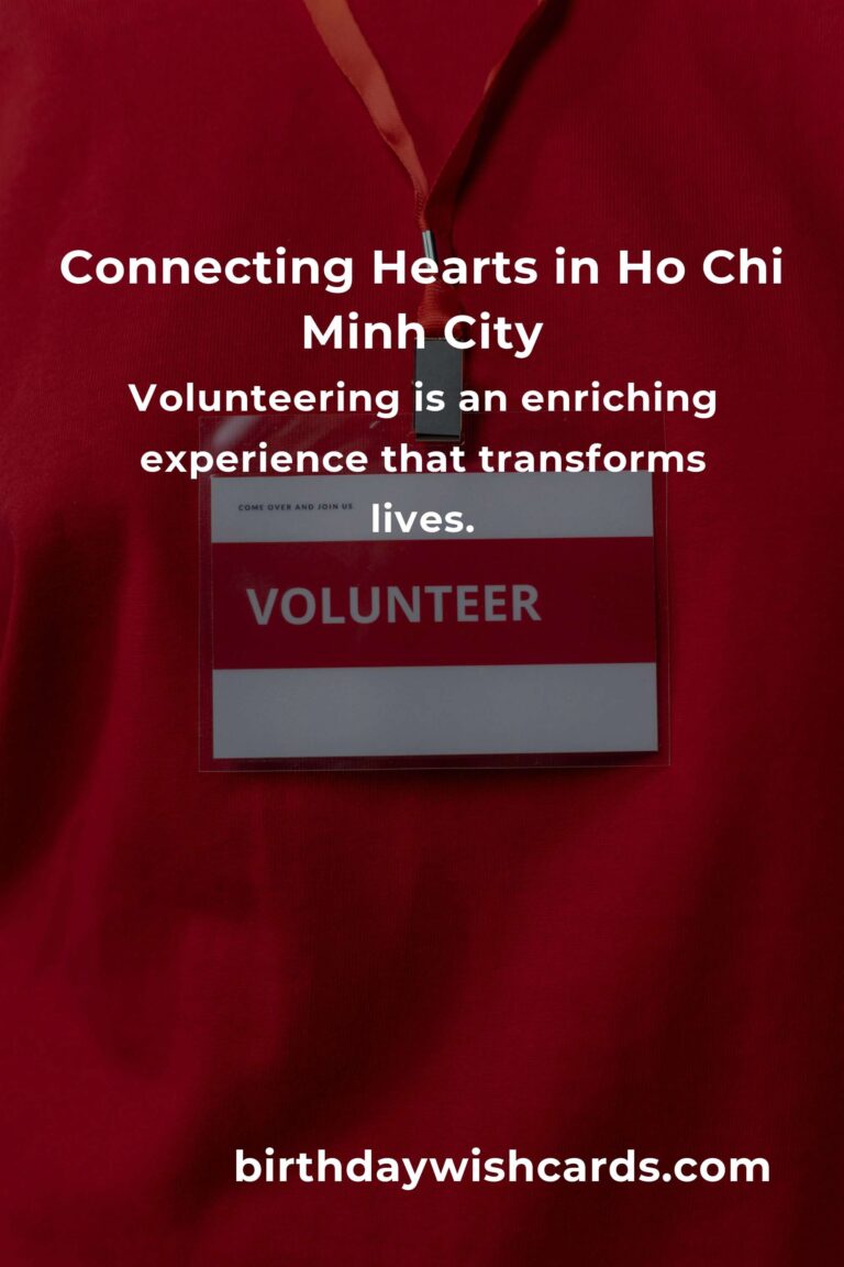Discover Heartfelt Volunteer Opportunities for Professionals in Ho Chi Minh City