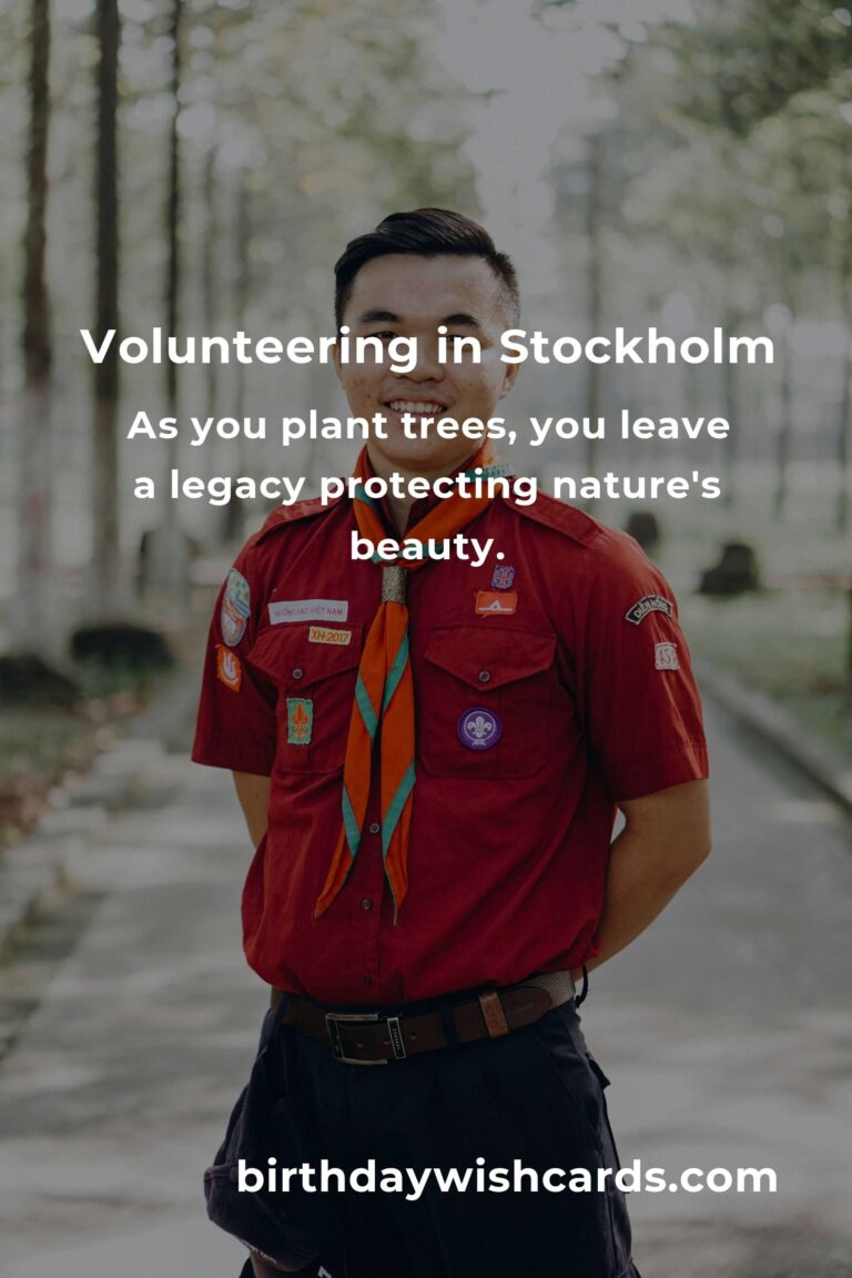 Discover Heartfelt Volunteer Opportunities for Remote Workers in Stockholm