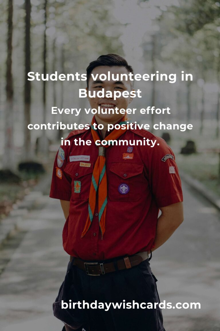 Discover Heartfelt Volunteer Opportunities for Students in Budapest