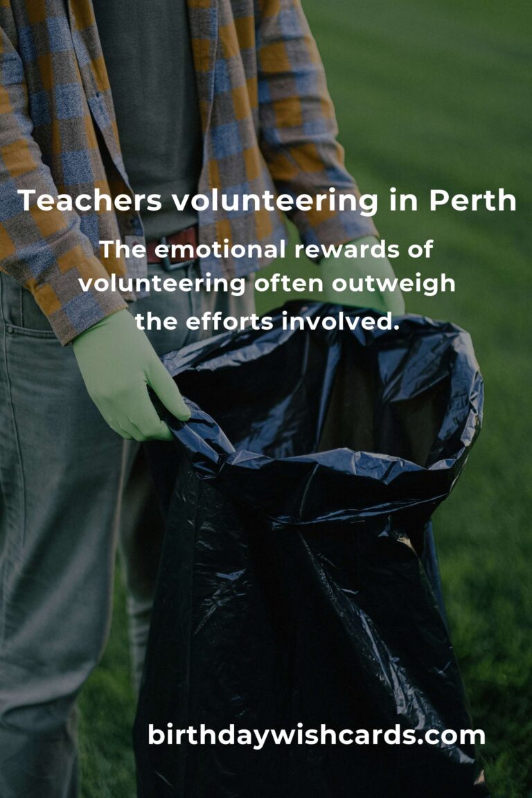 Discover Heartfelt Volunteer Opportunities for Teachers in Perth: Make a Difference Beyond the Classroom