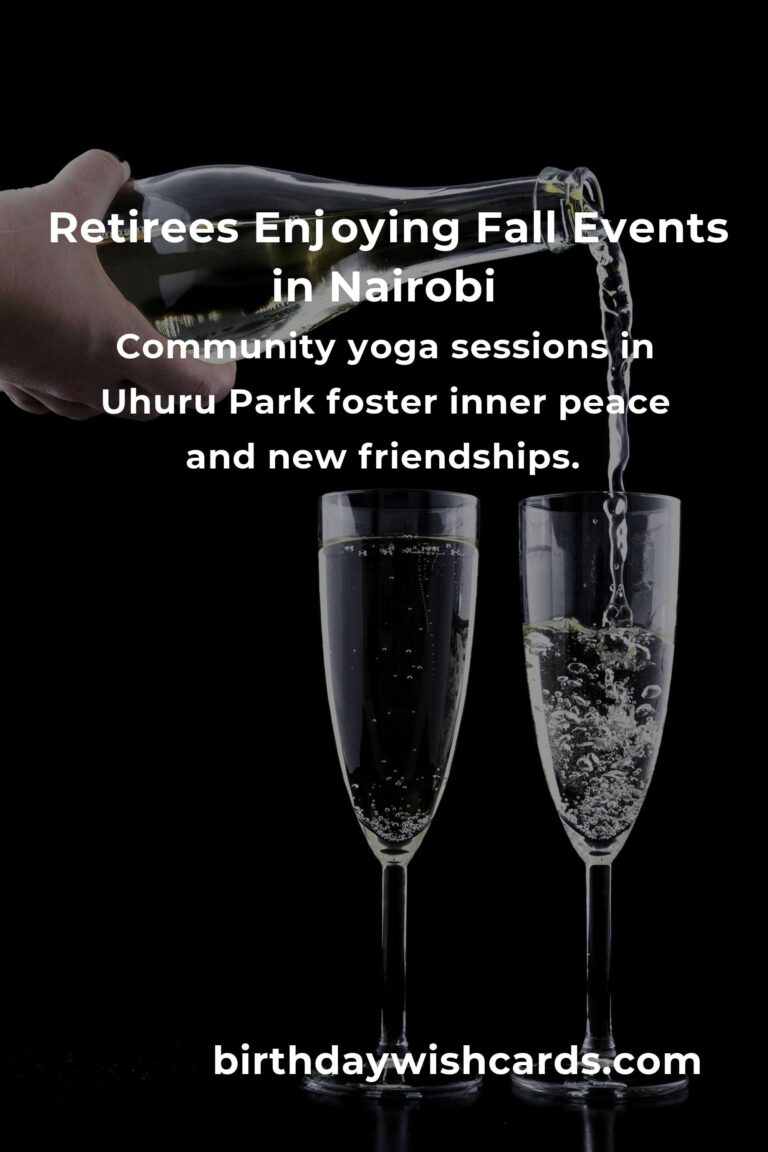 Discover Heartwarming Fall Events in Nairobi for Retirees