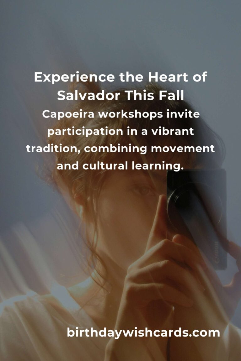 Discover Heartwarming Fall Events in Salvador: A Guide for Empty Nesters