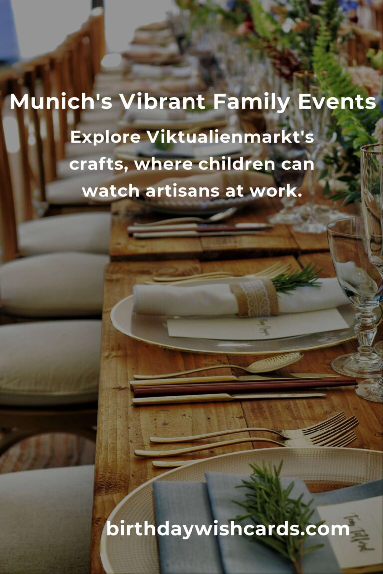 Discover Heartwarming Free Events for Families in Munich This Month