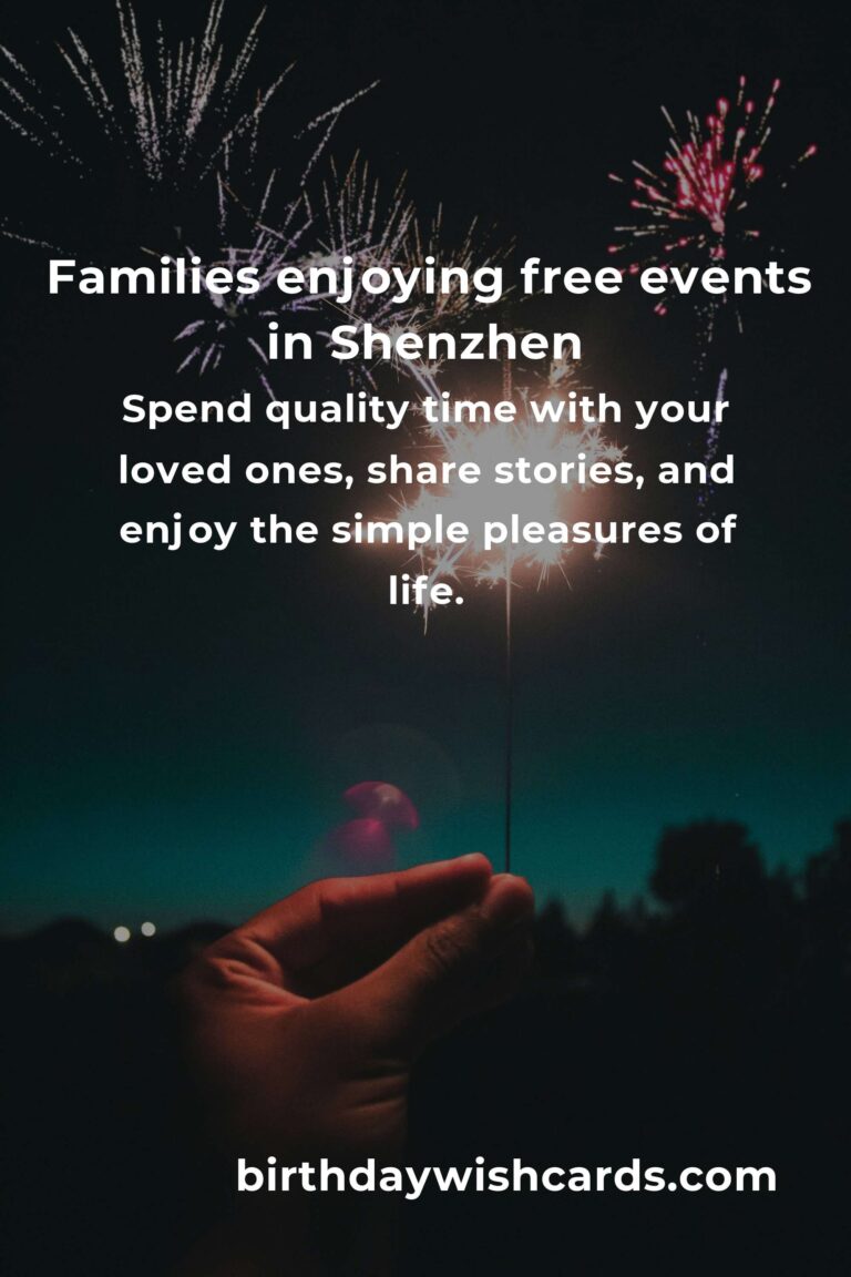 Discover Heartwarming Free Events for Families in Shenzhen This Month