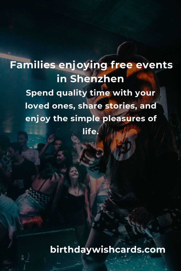 Discover Heartwarming Free Events for Families in Shenzhen This Month